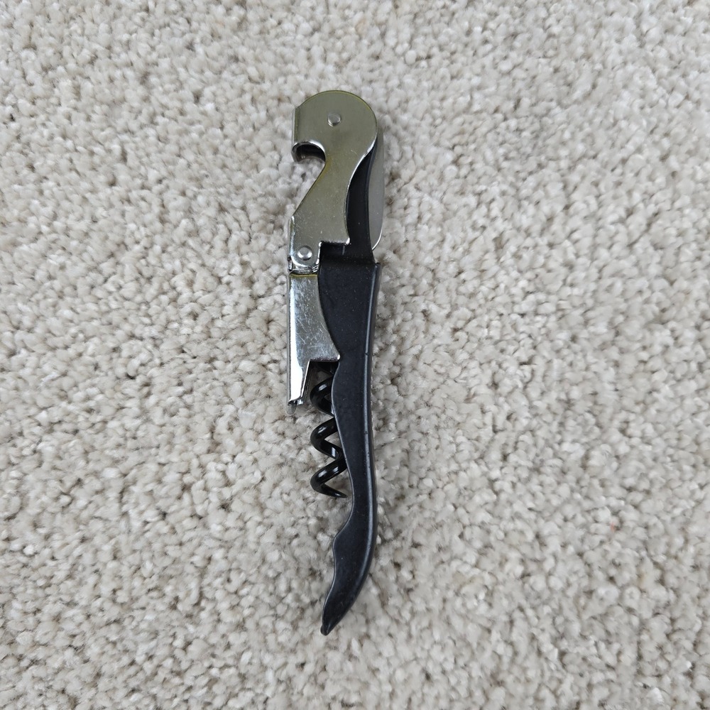 Hilton Wine‎ Opener Black Waiters Corkscrew Foil Cutter Tel Aviv Souvenir
